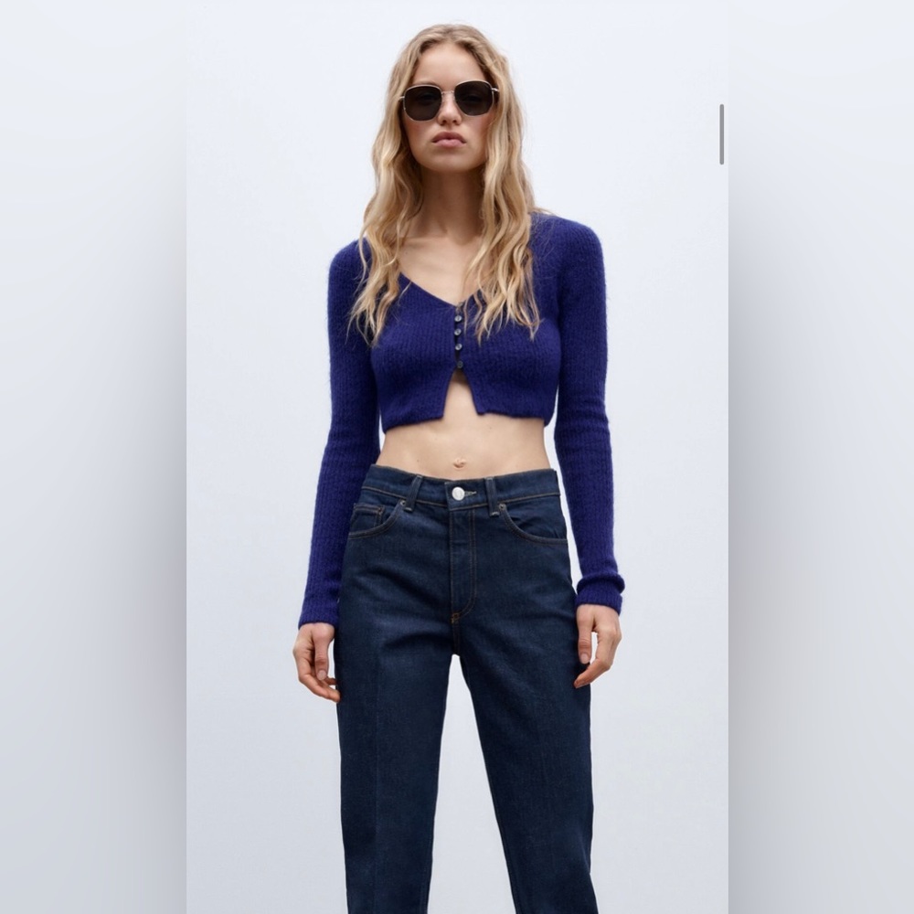 Zara crop cardigan
